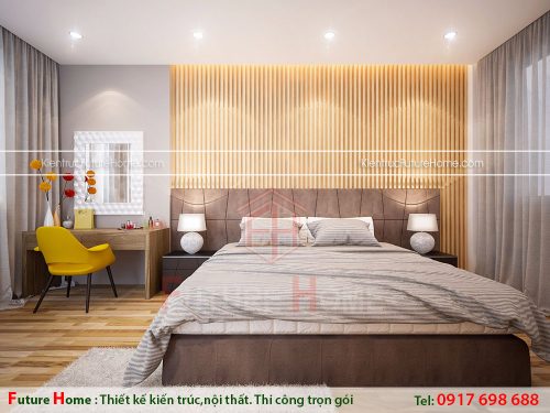 Phòng ngủ lãng mạn và sang trọng