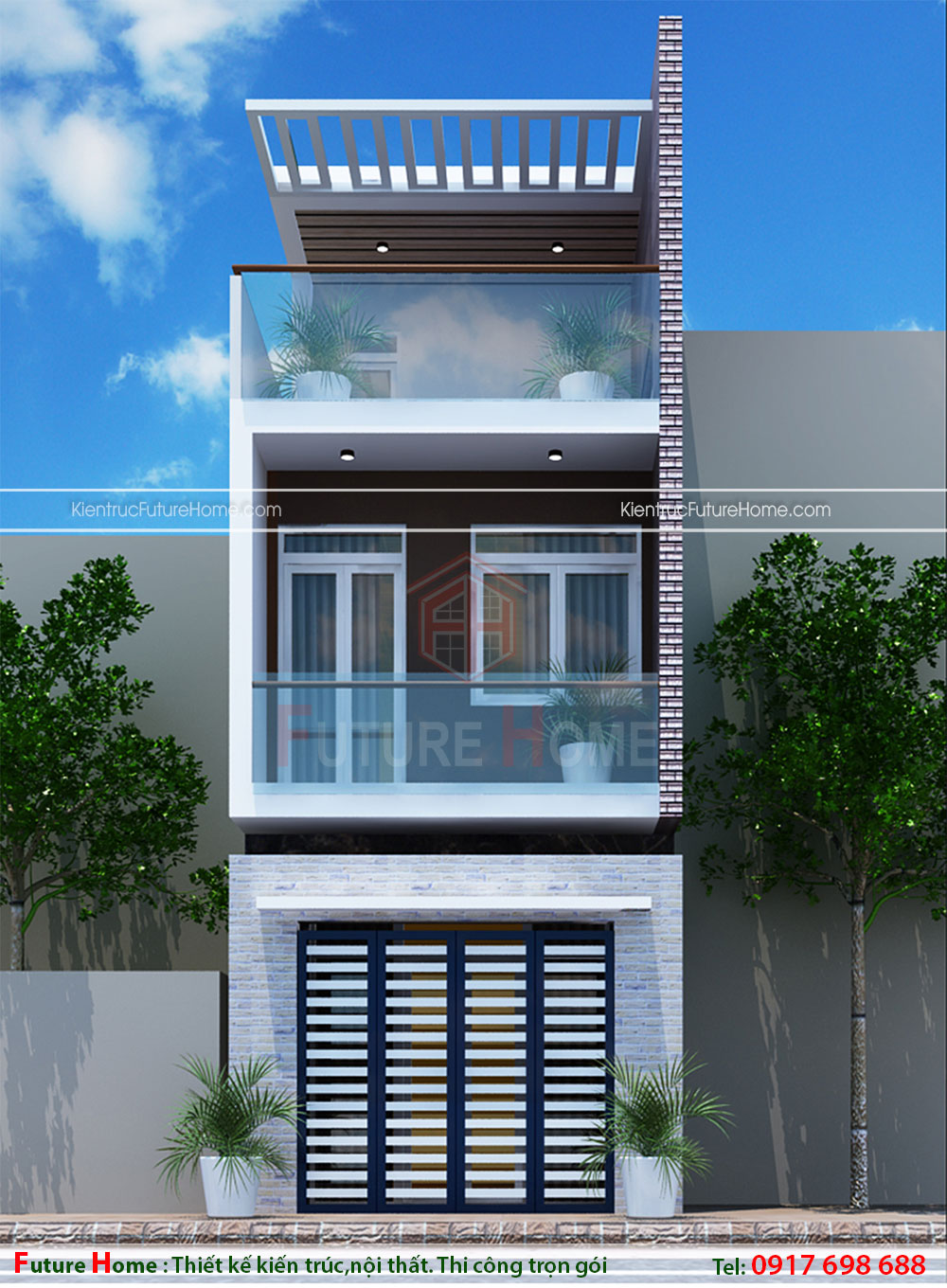 thiết kế nhà lô phố