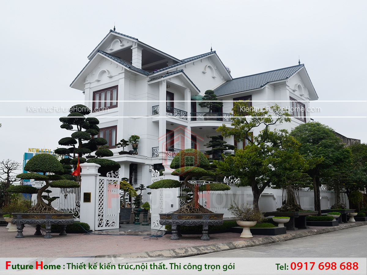 Mẫu biệt thự tân cổ điển đẹp