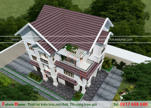 Mẫu biệt thự vườn cổ điển đẹp