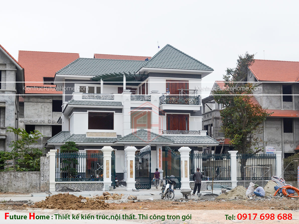 Thi công biệt thự phong cách tân cổ điển