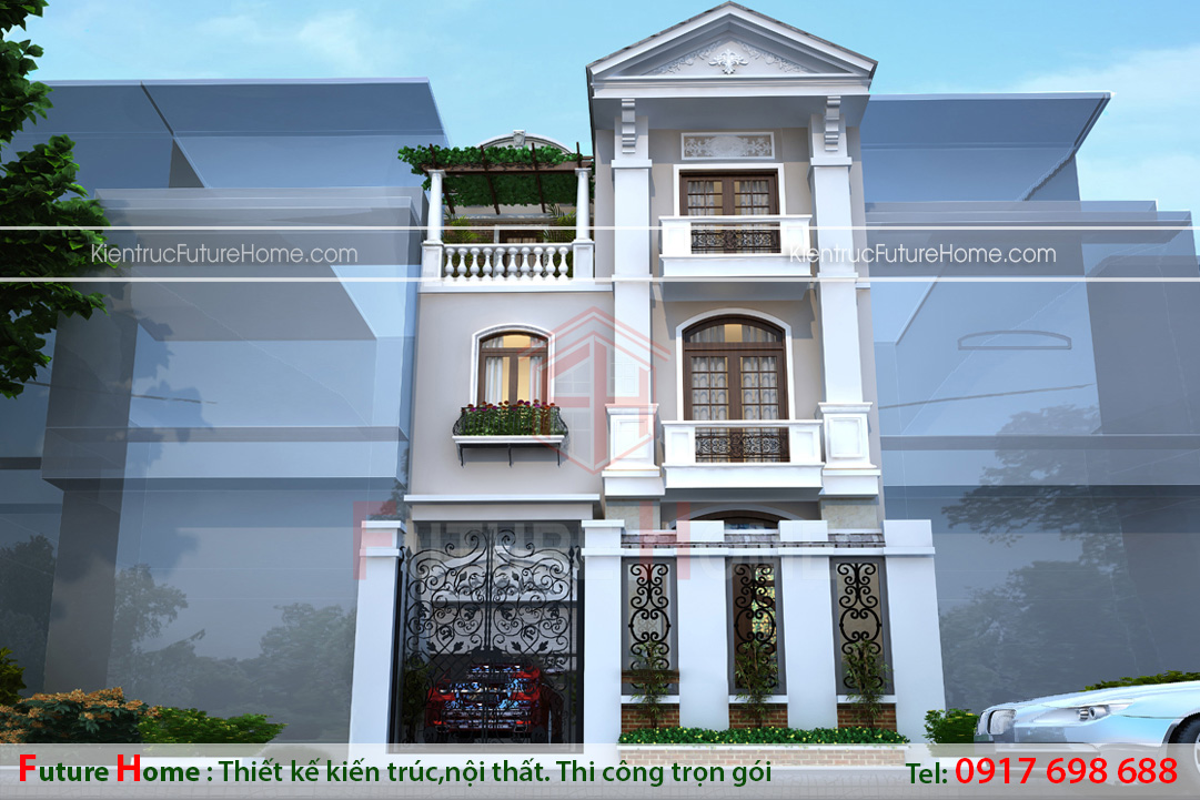 Nhà phố mặt tiền 7m