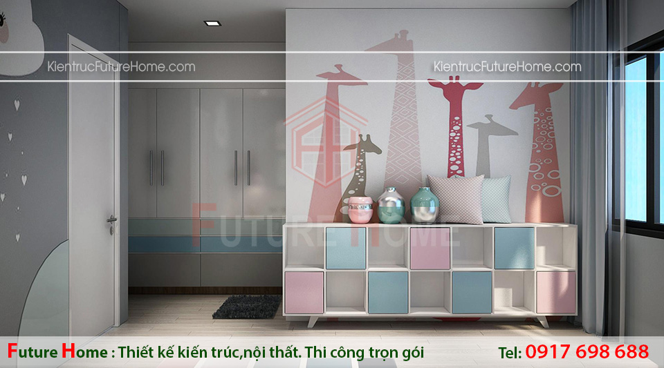 Trang trí phòng ngủ con đẹp