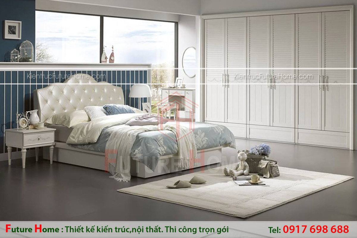 thiết kế nội thất giường ngủ hợp phong thủy